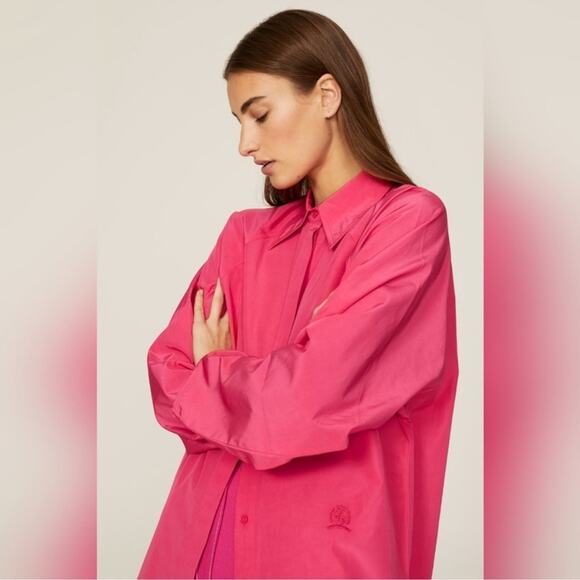 Tommy Hilfiger Silk Explorer Shirt FR40/US8 - Picture 1 of 8